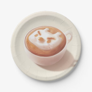 I’m Foaming With Feelings – Coffee Art Paper Plates