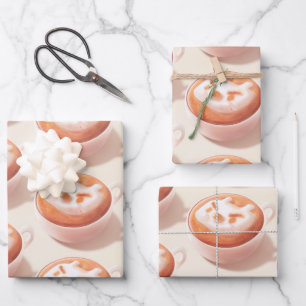 I’m Foaming With Feelings – Coffee Art Wrapping Paper Sheets