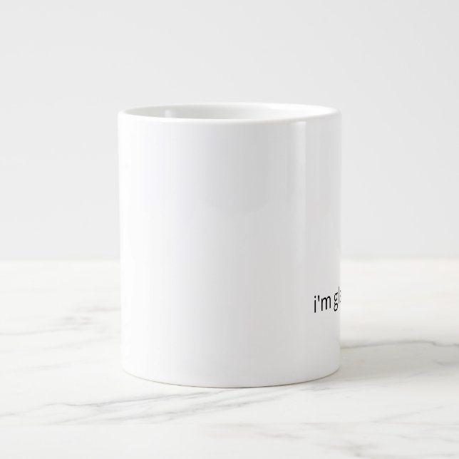 I’m Glad You’re Here – Gentle Support Coffee Mug (Front)