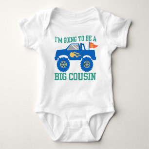 I’m Going To Be A Big Cousin Baby Bodysuit