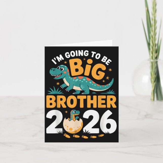 I’m Going To Be Big Brother 2026 – Dino Pregnancy  Card (Front)