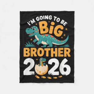I’m Going To Be Big Brother 2026 – Dino Pregnancy Fleece Blanket