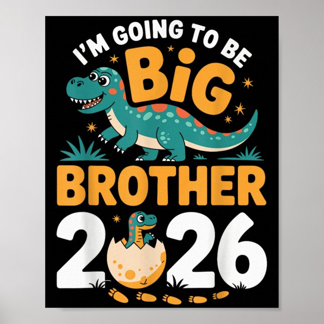 I’m Going To Be Big Brother 2026 – Dino Pregnancy  Poster (Front)