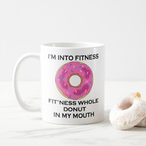 Im Into Fitness Donut Coffee Mug