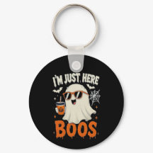 “I’m Just Here for Boos” Ghost Design