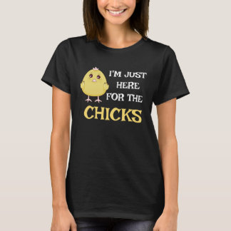 I m Just Here For The Chicks Cute Easter Boys Kids T-Shirt
