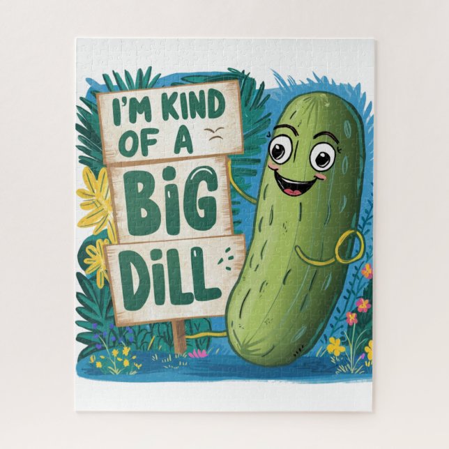 I’m Kind of a Big Dill Jigsaw Puzzle (Vertical)