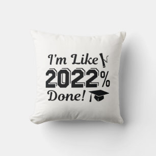I’m Like 2022 Percent Done Throw Pillow