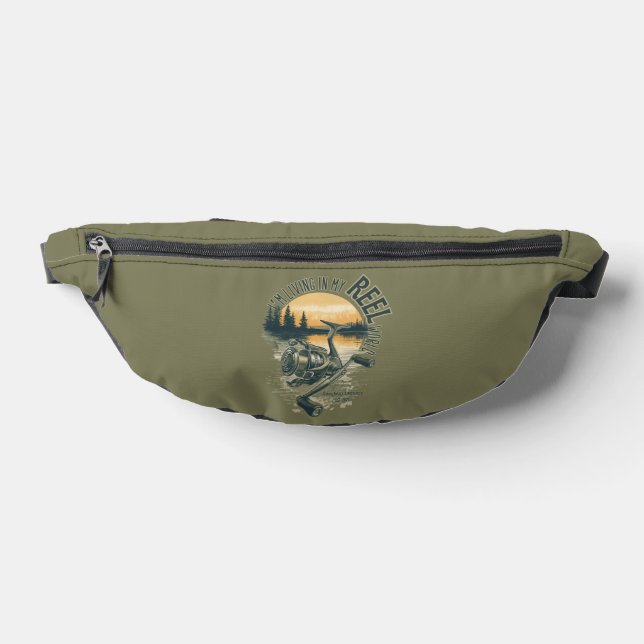 I’m Living in My | Funny Fisherman Gift |  Fanny Pack (Lay Down)
