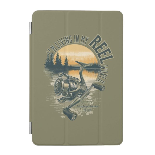I’m Living in My | Funny Fisherman Gift |  iPad Mini Cover (Front)