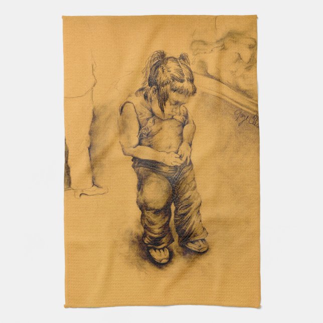 I’m lost in Le Tianguie, Mexico Kitchen Towel (Vertical)