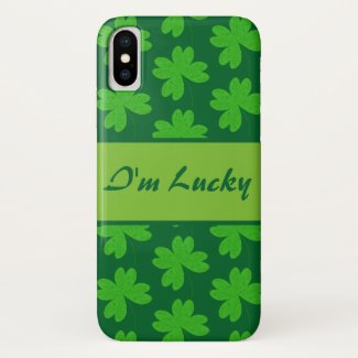 I’m Lucky Clover iPhone X Case