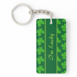 I’m Lucky Clover Keychain