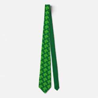 I’m Lucky Clover Neck Tie