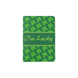 I’m Lucky Clover Passport Holder