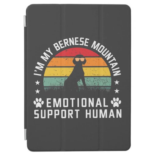 Im my Bernese Mountain dog emotional support man iPad Air Cover