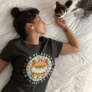 I’m Not Angry This Is Just My Face   Funny Iranian T-Shirt