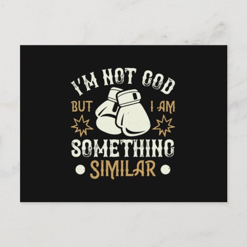 IM Not God But I Am Something Similar Announcement Postcard