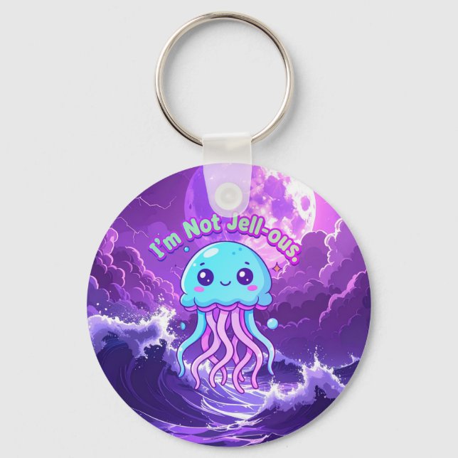 I’m Not Jell-ous Keychain (Front)