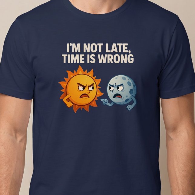 I’m Not Late, Time Is Wrong T-Shirt (Creator Uploaded)