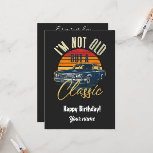 I’m not old but a classic invitation