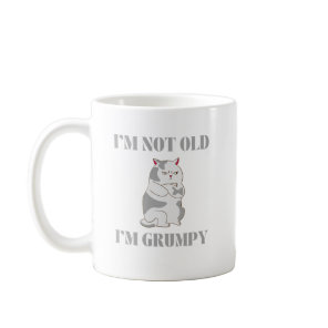 I’m not old I’m grumpy cat sarcastic gift Coffee Mug