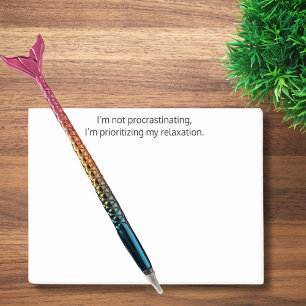 I’m not procrastinating, Funny, Witty, Custom Post-it Notes