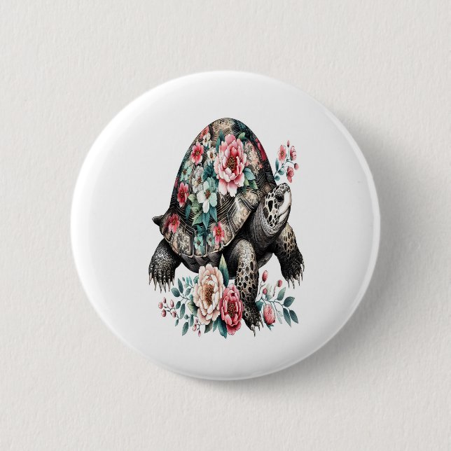 I’m not slow i’m a turtle button (Front)