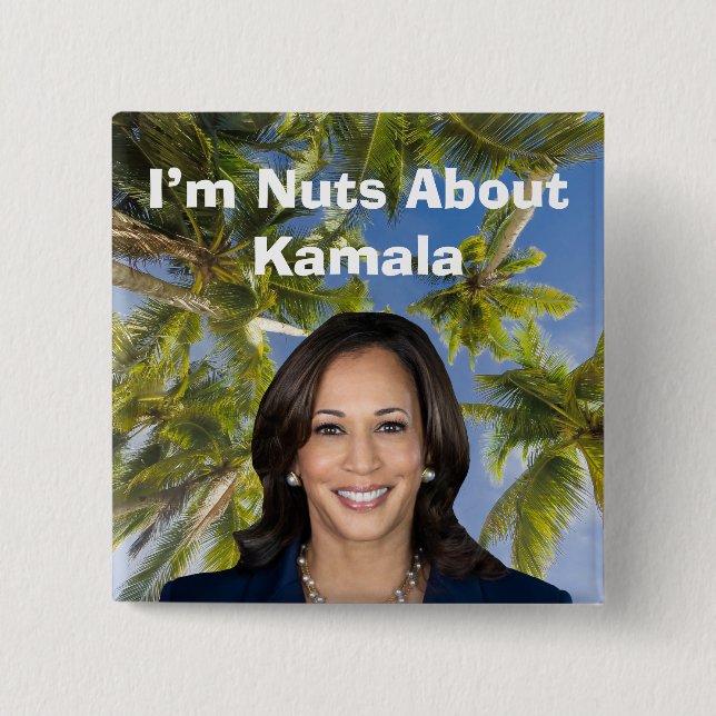 I’m Nuts About Kamala Button (Front)