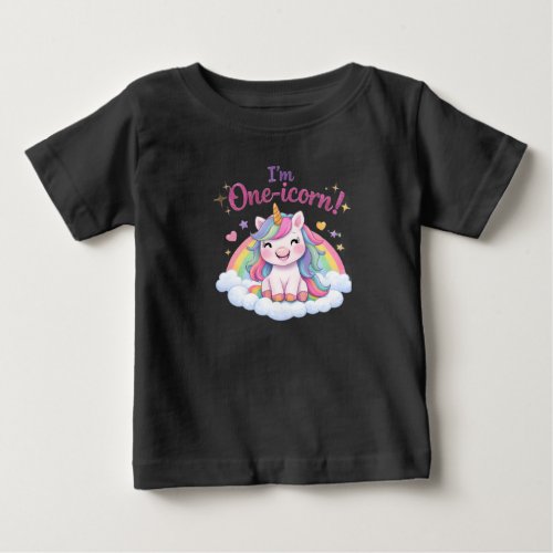 I’m One-icorn Toddler Birthday Shirt