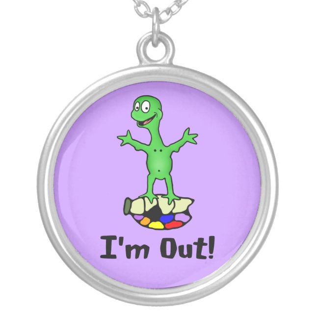 I’m Out Turtle Necklace (Front)