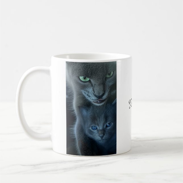 I’m Proud Of You, Baby! Cat Coffee Mug (Left)