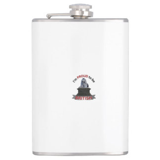 I’m Proud to be British Flask