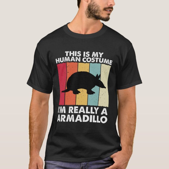 I m Really A Armadillo Armadillos  Girls Women T-Shirt (Front)