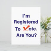 I’m Registered to Vote 2024 (Standing Front)