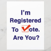 I’m Registered to Vote 2024 (Front)