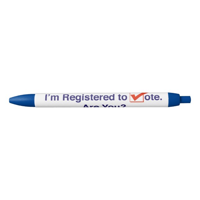 I’m Registered to Vote 2026 Pen (Front)