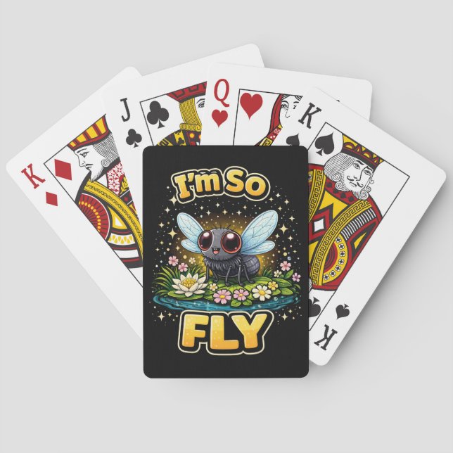 I’m So Fly Poker Cards (Back)
