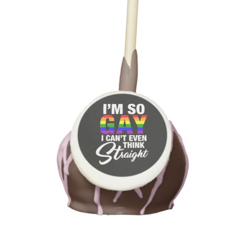Im so Gay _ Gay Pride Homo Homosexual lgbt Cake Pops