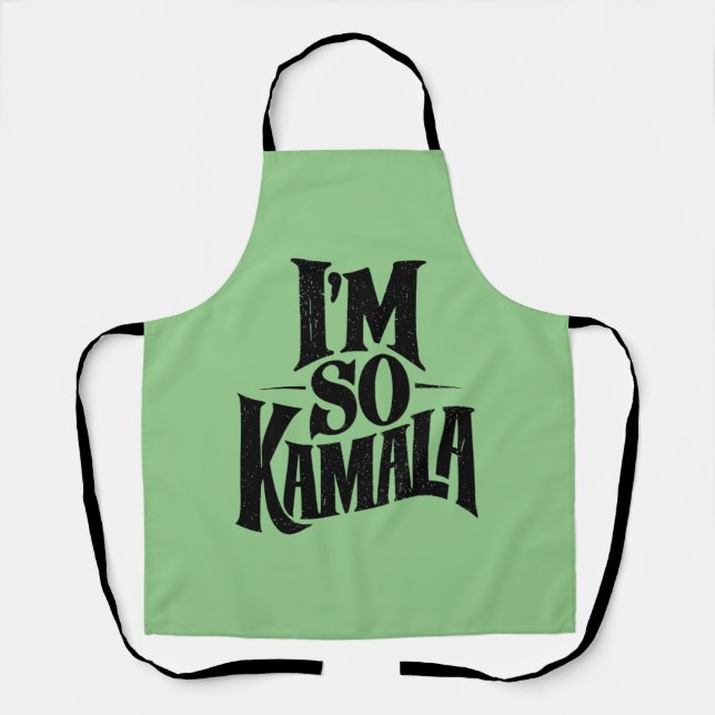 I’m so Kamala Brat Green Meme  Apron (Front)