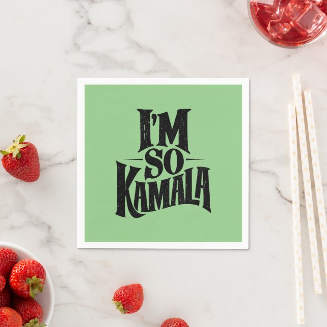 I’m so Kamala Brat Green Meme  Napkins (Insitu)