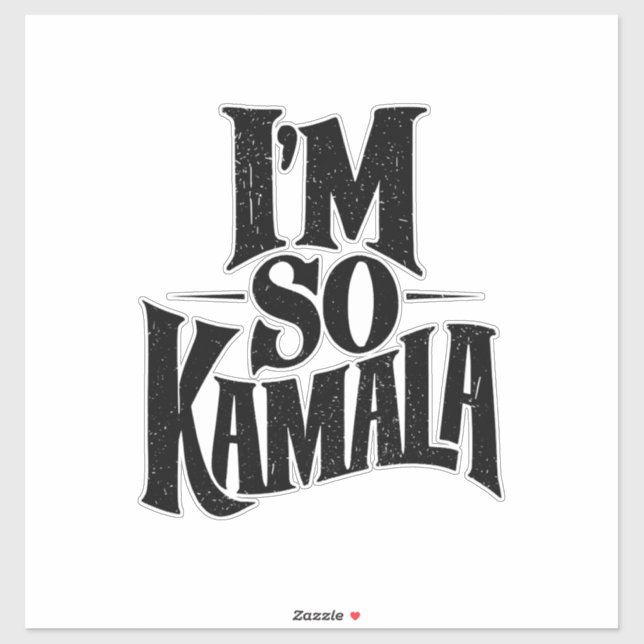 I’m so Kamala Brat Green Meme  Sticker (Sheet)