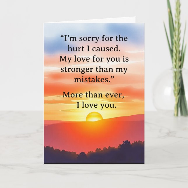 I’m Sorry Relationship Card (Front)