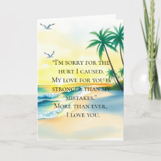 I’m Sorry Relationship Card