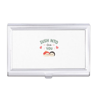 I’m Soy Into You 🍣 | Cute Kawaii Sushi Love Business Card Case
