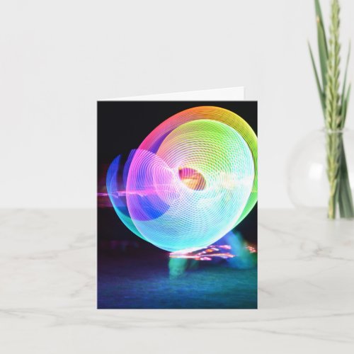 Iâm spinning out of control greeting card