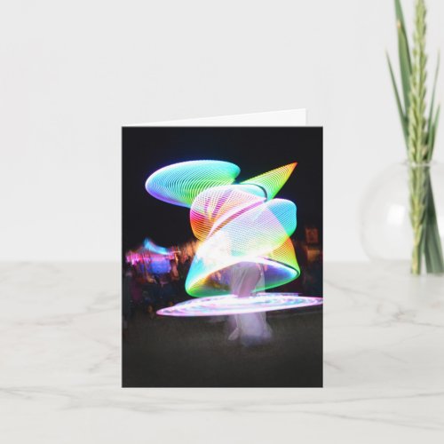 Iâm spinning out of control greeting card