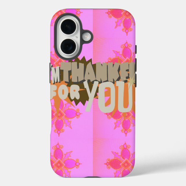 I’m Thankful for You: A Heartfelt Expression  Case-Mate iPhone Case (Back)