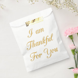 I’m Thankful for You: A Heartfelt Expression Favor Bag