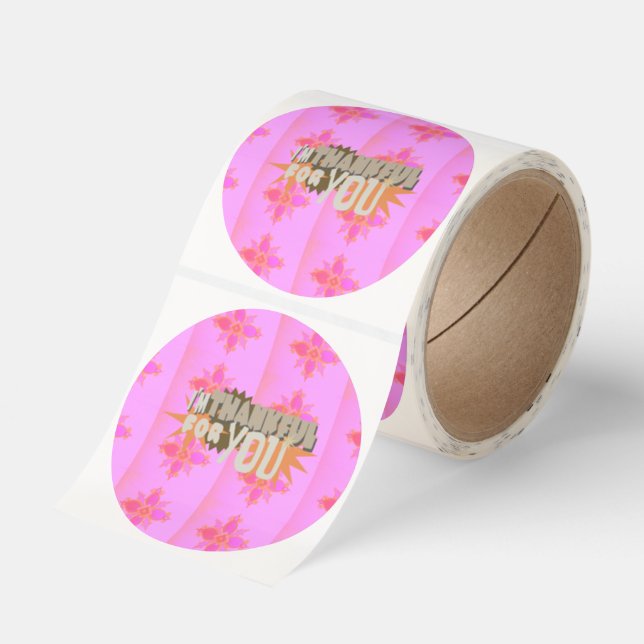 I’m Thankful for You: A Heartfelt Expression  Sticker Roll (Roll)